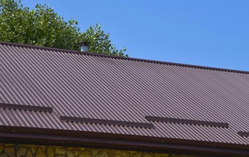 typical Bryn Yr Eos corrugated roof uses